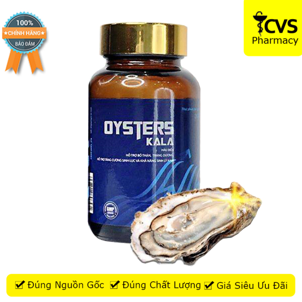 Oysters Kala Hàu Biển - Viên uống hỗ trợ tăng cường khả năng sinh lý nam Hộp 30 viên – CVSpharmacy nhập khẩu