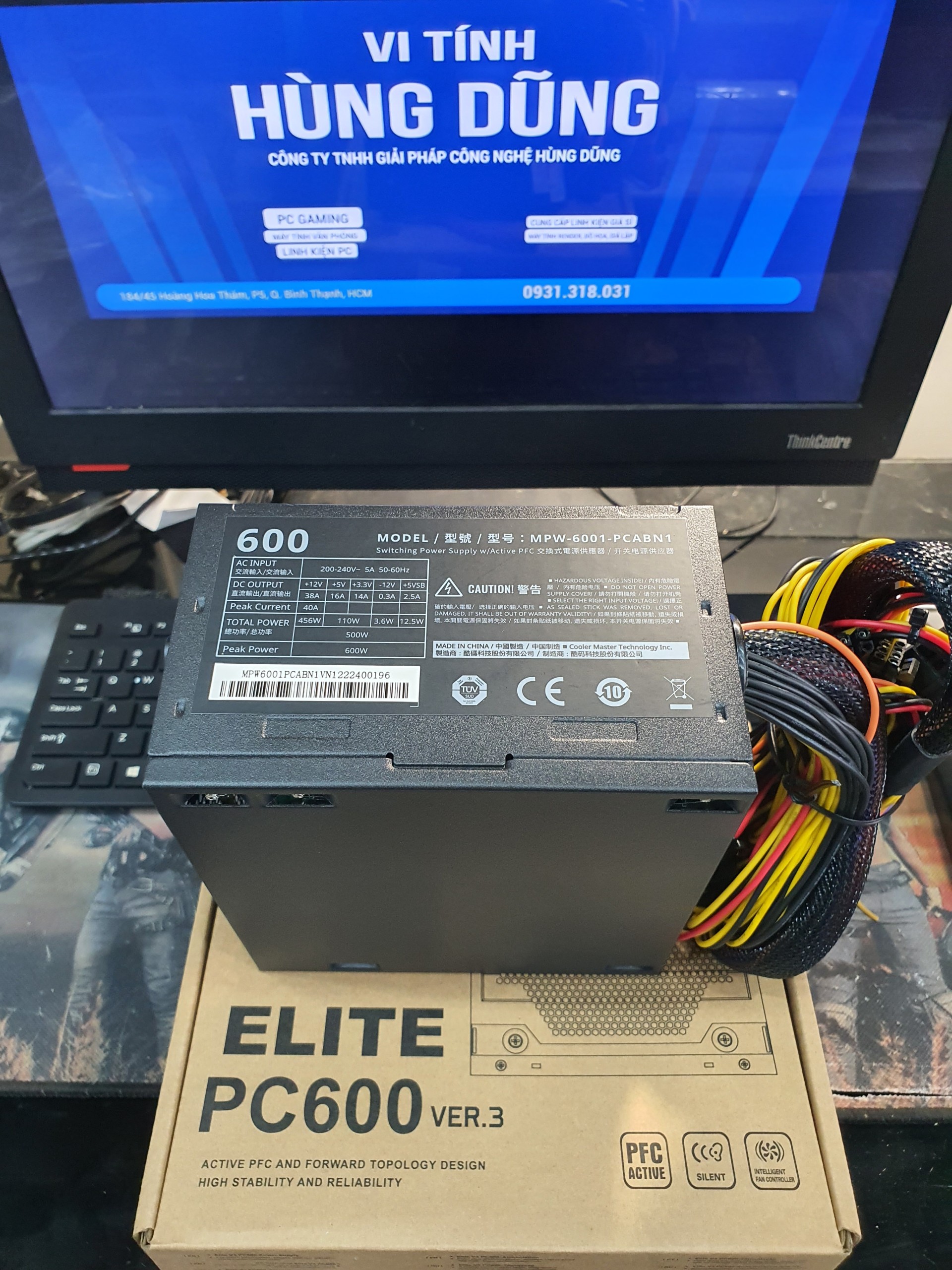 Nguồn 500W, 600W, 700W new, PSU color master,....