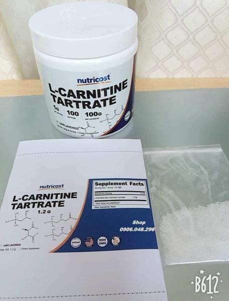LCLT : L-Carnitine L-Tartrat  của Hãng Nutricost  USA  nổi tiếng Mỹ  kết hợp với  Minoxidil 5% ( Thuốc mọc râu, mọc tóc )  tăng  Kết quả cho Râu, Tóc -  Gói  với 1.2 g