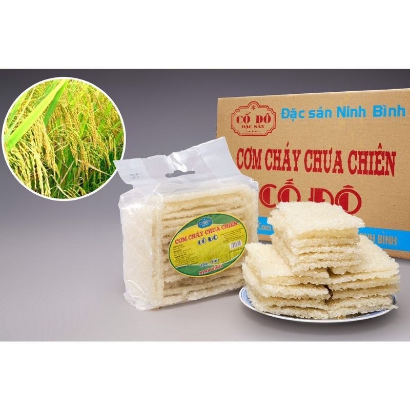 1KG Cơm Cháy Khô Tự Chiên Cố Đô - Đặc sản Ninh Bình