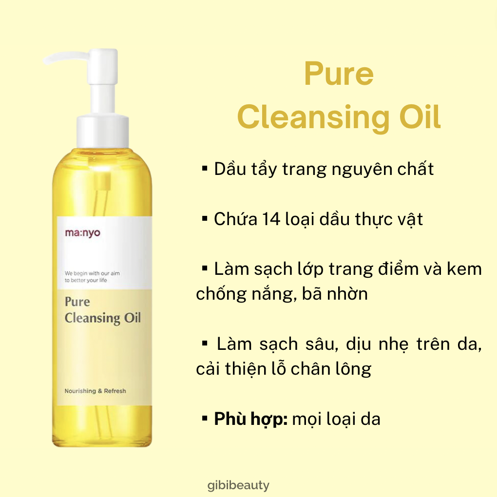 Dầu tẩy trang MANYO Cleansing Oil