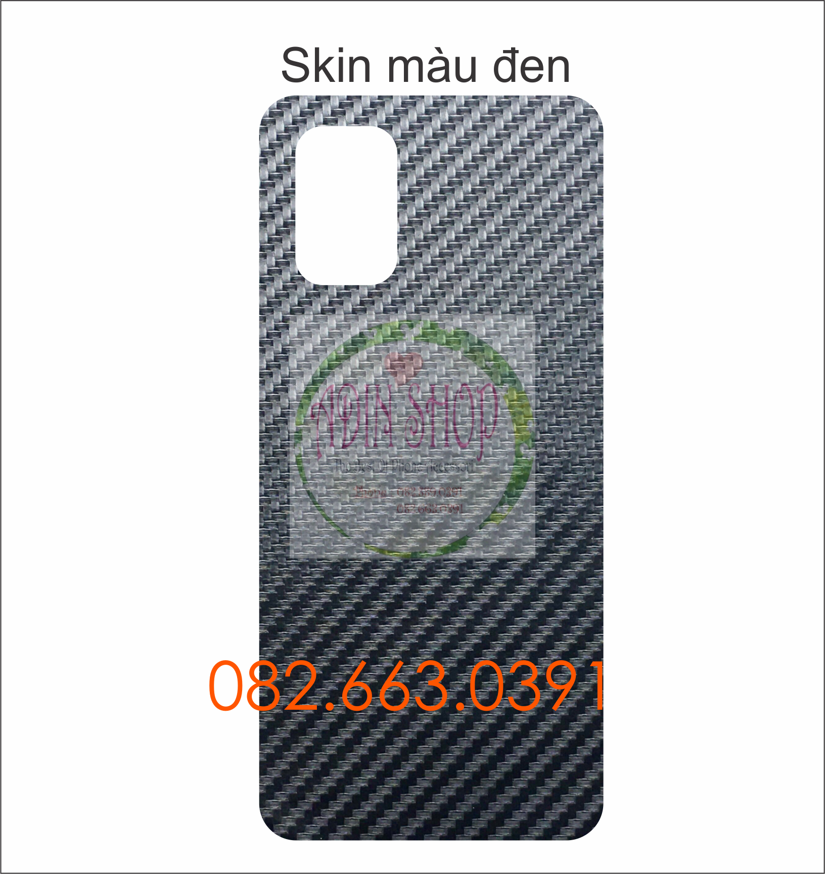 Miếng dán mặt lưng skin carbon Oneplus 8T