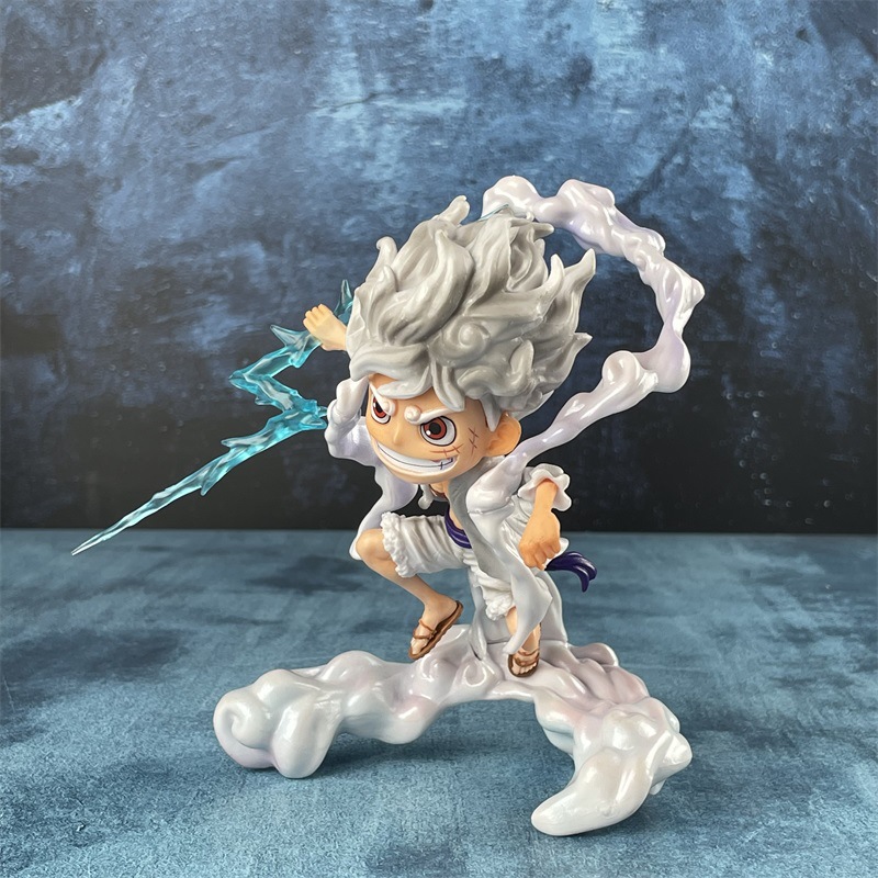 Mô hình One Piece - Luffy Gear 5 Thần Mặt Trời Chibi