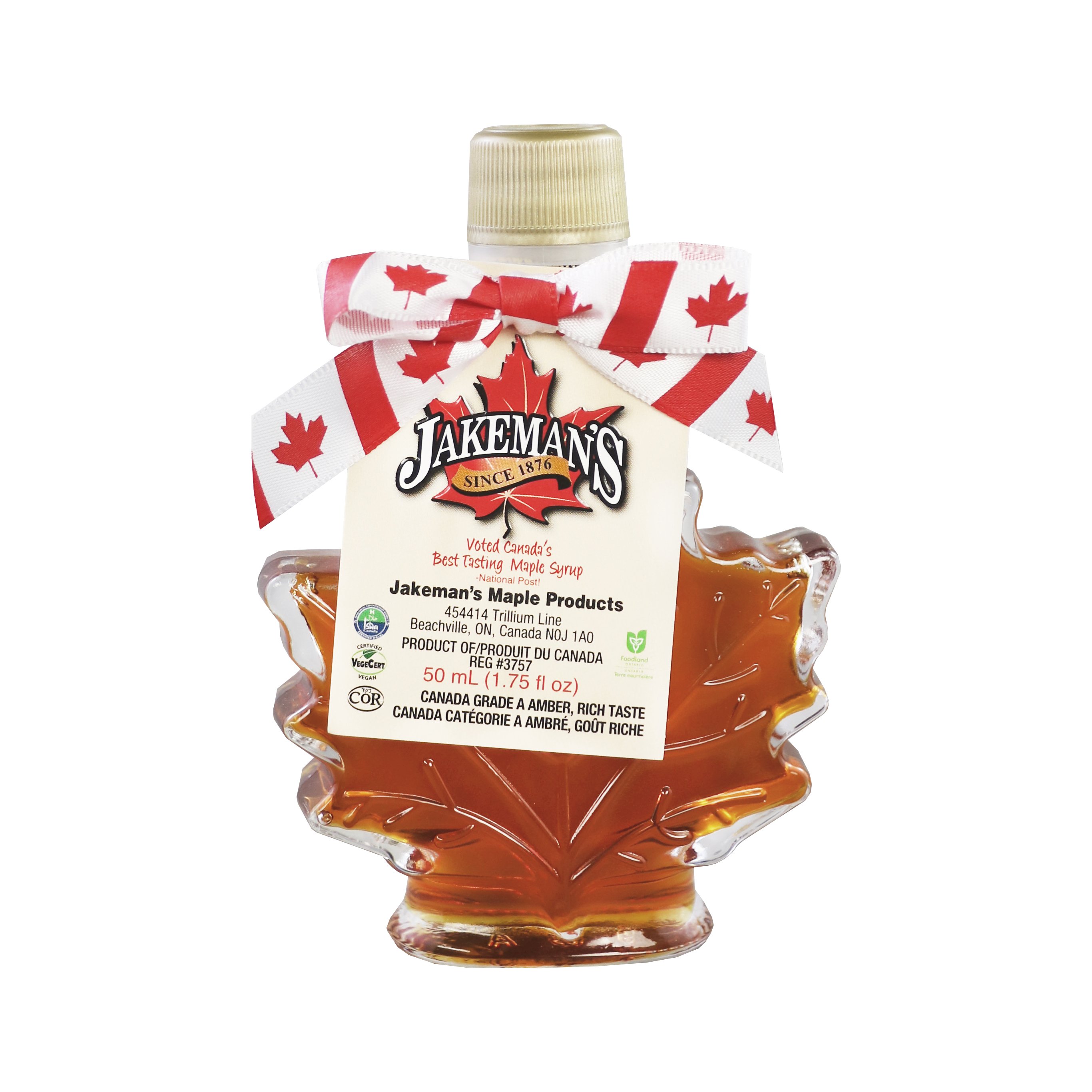 Siro Lá phong JAKEMAN 50ML - JAKEMAN's Maple Syrup 50ML