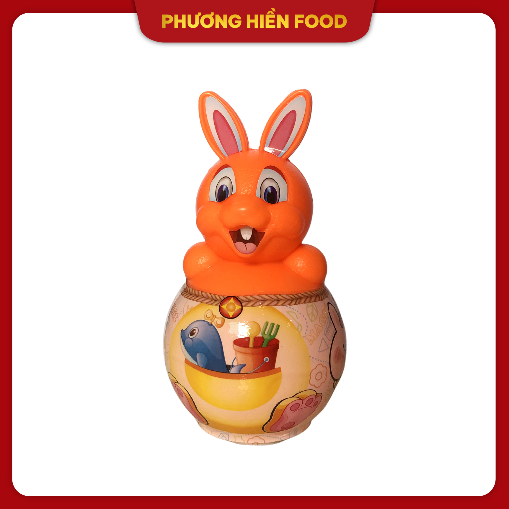 [ kẹo đồ chơi trẻ em ] Kẹo trái cây Popop - Thỏ lật đật 20g