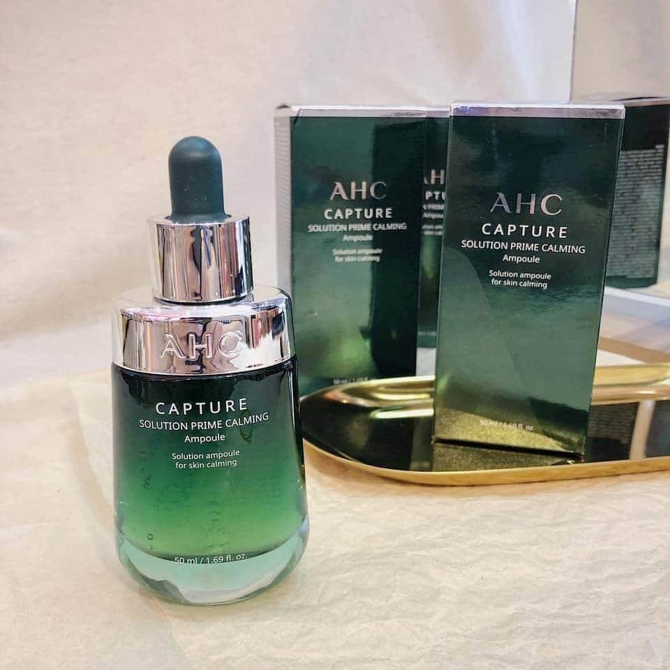 Tinh chất AHC Capture Solution Prime Calming Ampoule 50ml (xanh lá)