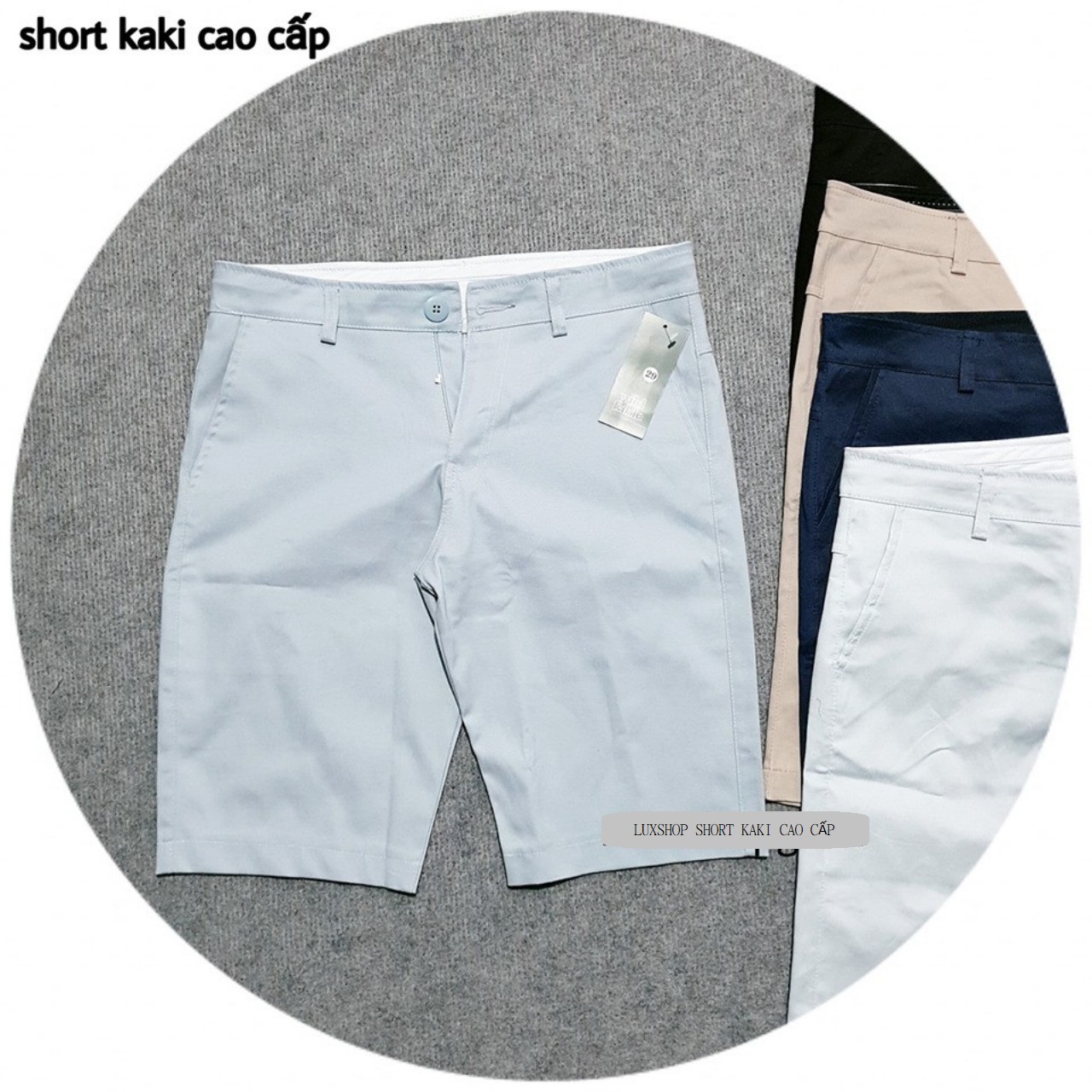 [HCM]Quần short kaki nam cao cấp forrm ôm co giãn