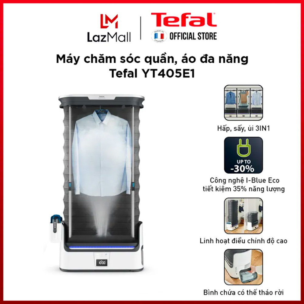 Máy chăm sóc quần, áo đa năng Tefal YT4050E1