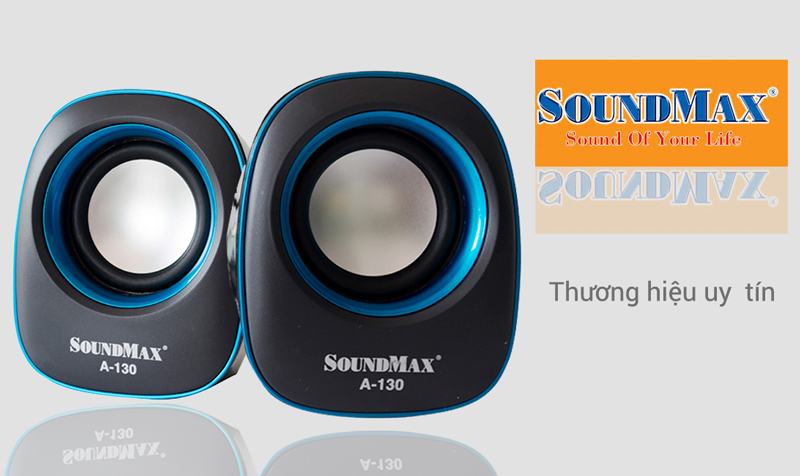 Loa vi tính SoundMax A130 2.0 6W (RMS) - Hàng chính hãng