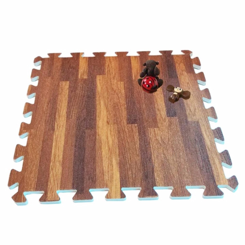 Thảm Xốp Giả Gỗ 60cm x 60 cm_Bộ 4 tấm