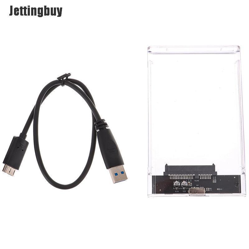 Jettingbuy 2.5'' USB 3.0 to SATA SSD HDD Hard Drive Disk External Case Enclosure
