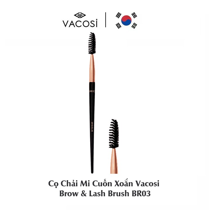 CỌ MI CUỐN XOẮN VACOSI BROW LASH BRUSH BR03