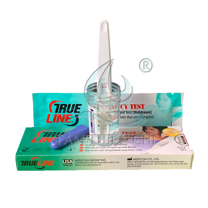 [HCM]Bút thử thai hCG Trueline hộp 1 cây