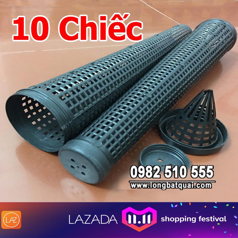 SET 10 Ống Trúm Lươn Bắt Lươn Trạch Dài 45cm x 8,5cm