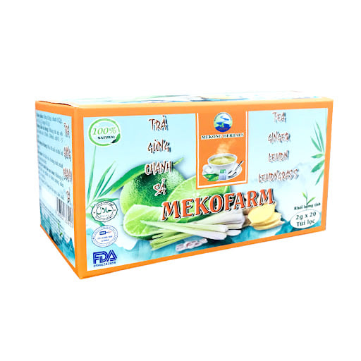 [HCM]TRÀ GỪNG CHANH SẢ COMBO 5 HỘP