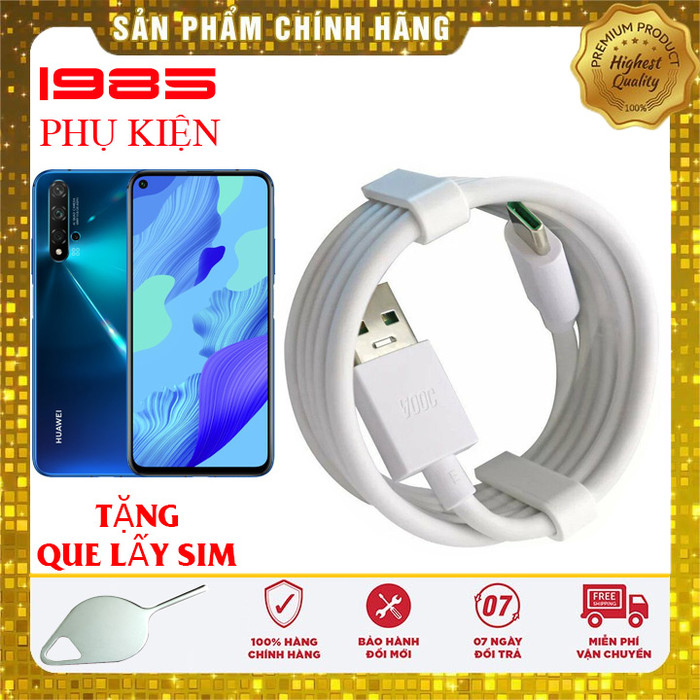 Cáp sạc nhanh huawei nova 5t