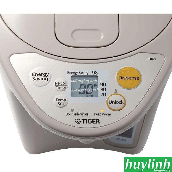 [HCM][Trả góp 0%]Bình thủy điện Nhật Bản Tiger PDR-S40W - 4 lít