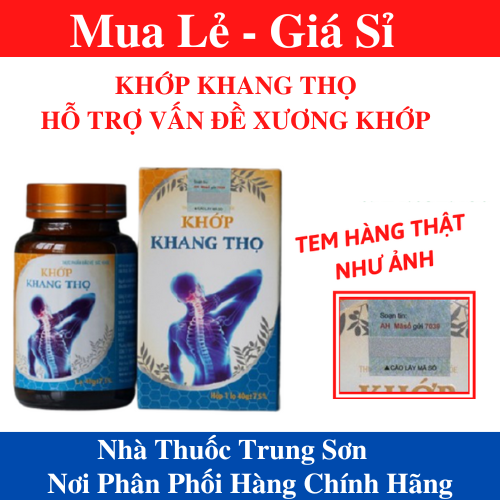 Khớp khang thọ - thực phẩm sức khỏe - hỗ trợ đau mỏi xương khớp - trung sơn 1
