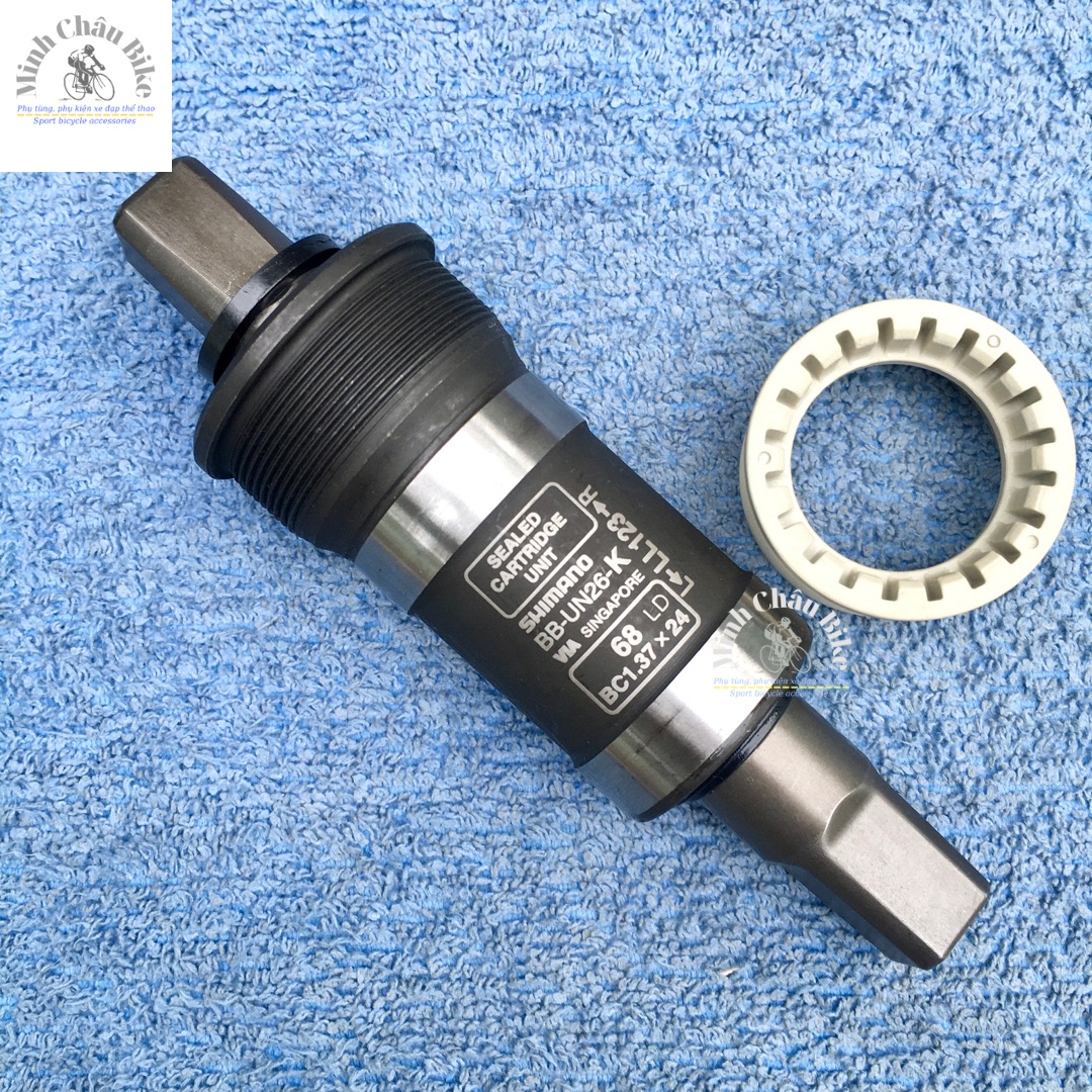 Trục giữa cốt vuông Shimano BB - UN26 123mm