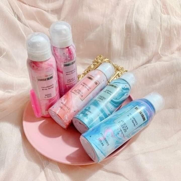Xịt Thơm Body Sivanna Colors