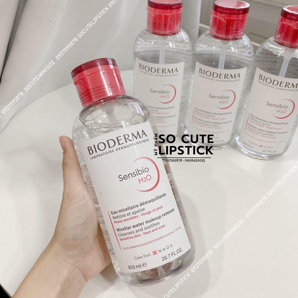 Nước tẩy trang bio xanh lá - hồng 500ml
