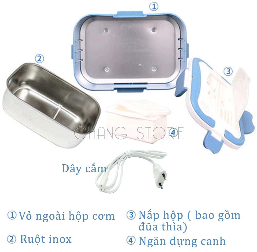 Hôp Cơm Hâm Nóng Chefman Ruột Inox Tiện Dụng