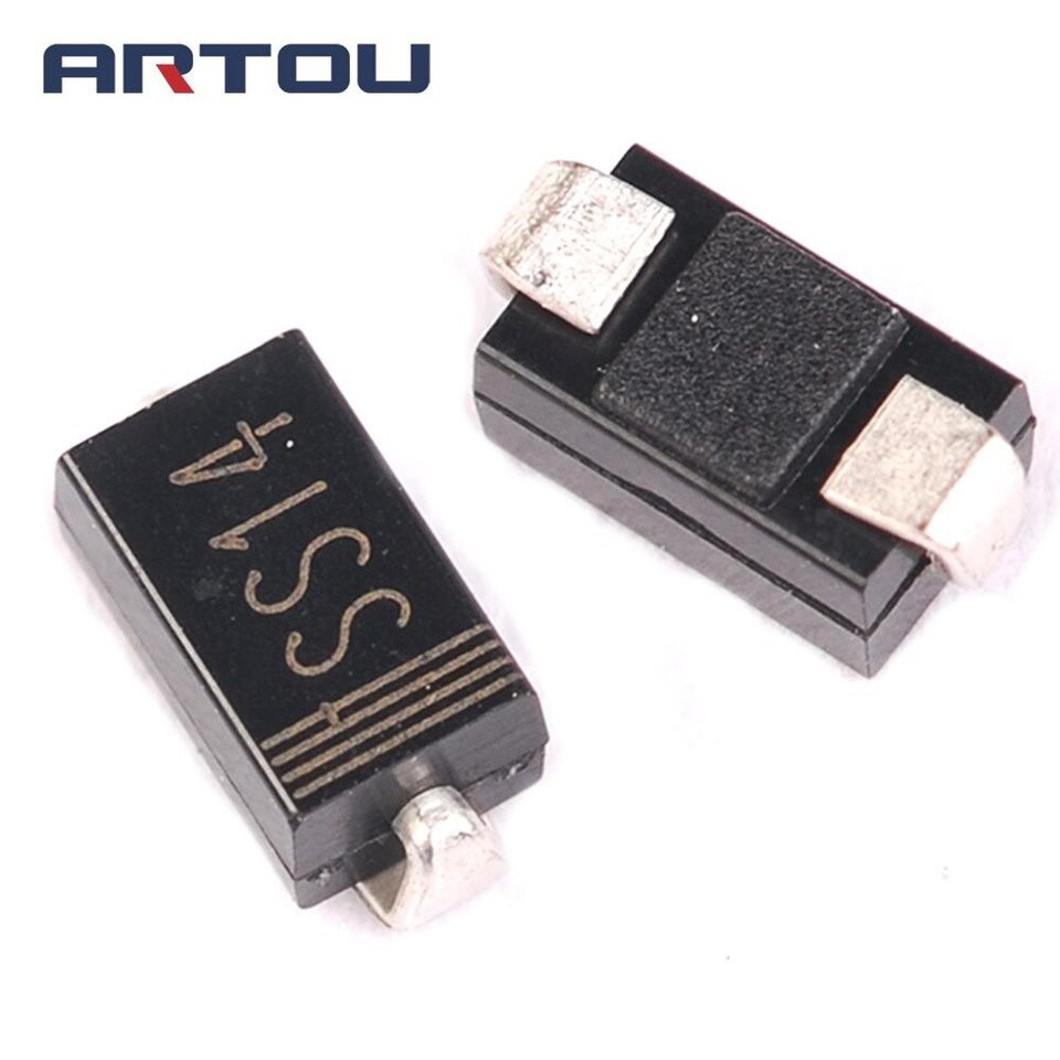 Bộ 10 chiếc SS14 DO-214AC Diode Schottky 1A 40V (1N5819 SMA DO214)