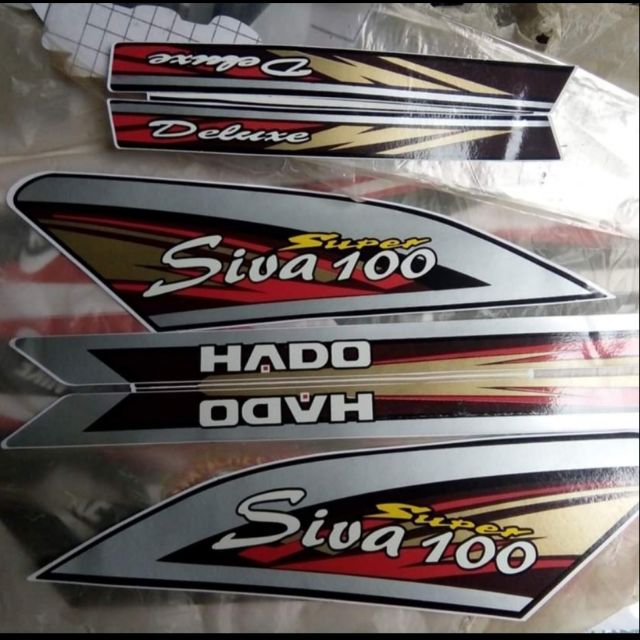 Bộ tem dán xe super siva Hado 100