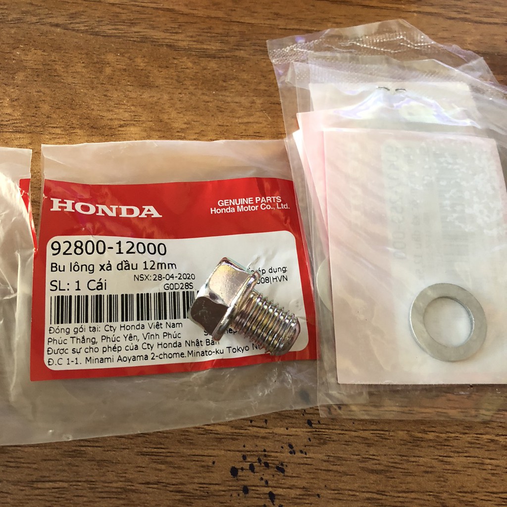 Ốc rốn dầu Honda