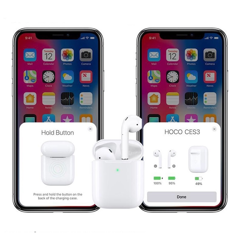 Tai nghe Bluetooth TWS HO-CO CES3 Original series V5.0 (Trắng)