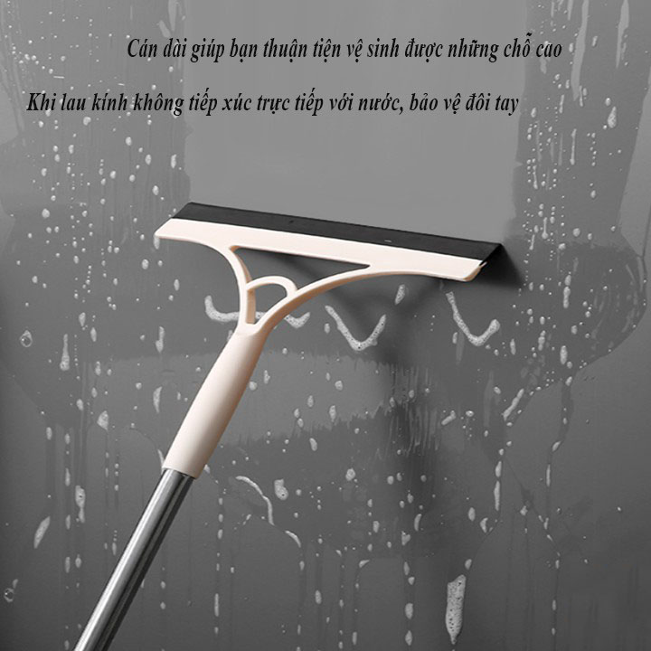 Dụng Cụ Lau Kính Cán Dài Tiện Dụng