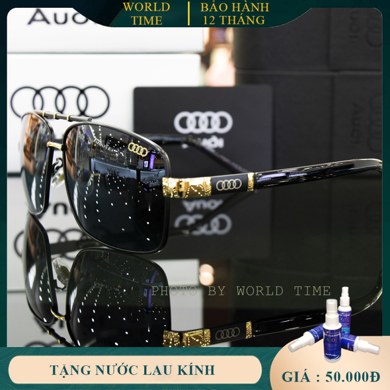 Giá bán Kính mát nam cao cấp  Audi A1366 Full Box Audi, Thẻ bảo hành 12 tháng, Tròng Polarized Chống chói, Chống loá, Chống tia UV400