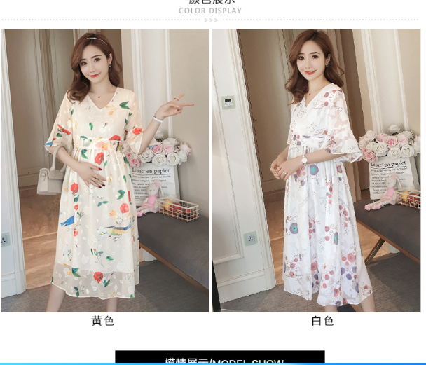 [HCM]ĐẦM BẦU VÁY BẦU CÔNG SỞ BÔNG VOAN LỤA (tiện lơi sau sanh có dây kéo cho bé bú )
