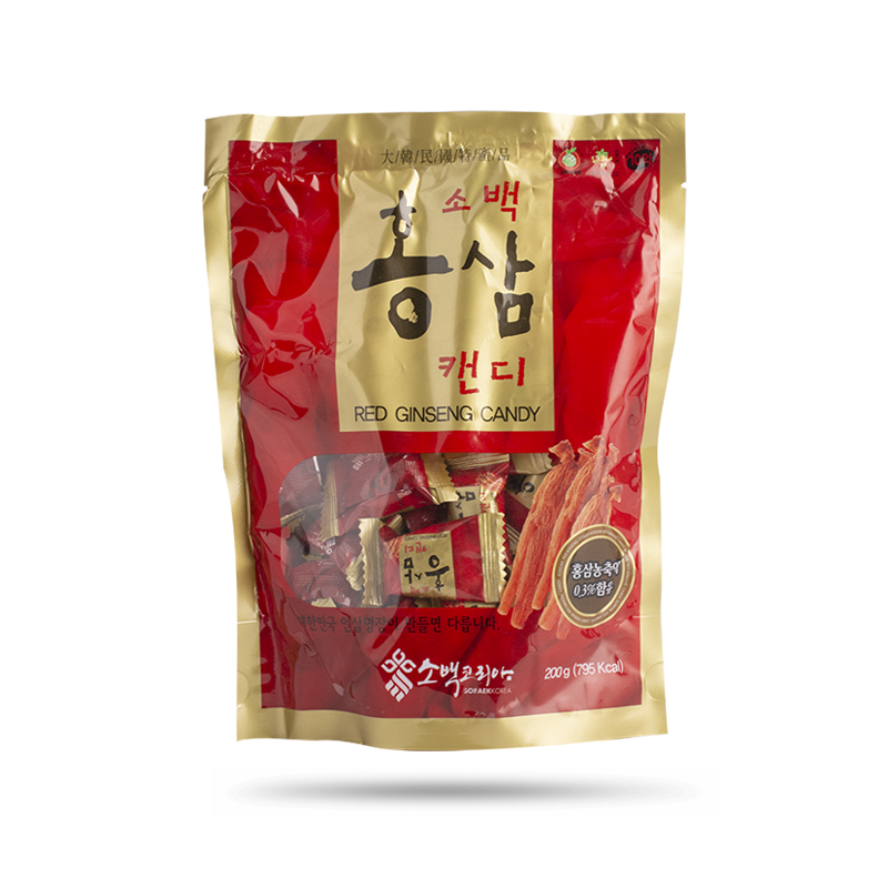 Kẹo Hồng Sâm Sobaek (200g) _ Combo 3 túi
