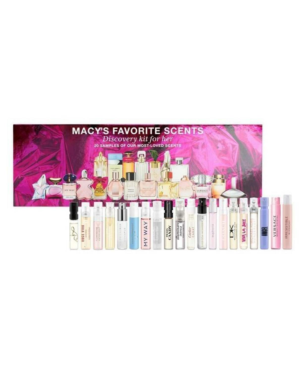 Gift set 20 mẫu nước hoa cho nữ nổi tiếng và yêu thích của Macys