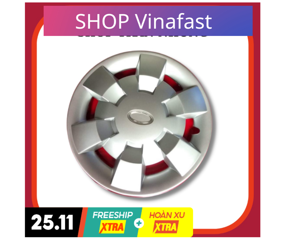 Ốp chụp mâm oto r12 - 12 inch - bộ 4 chiếc