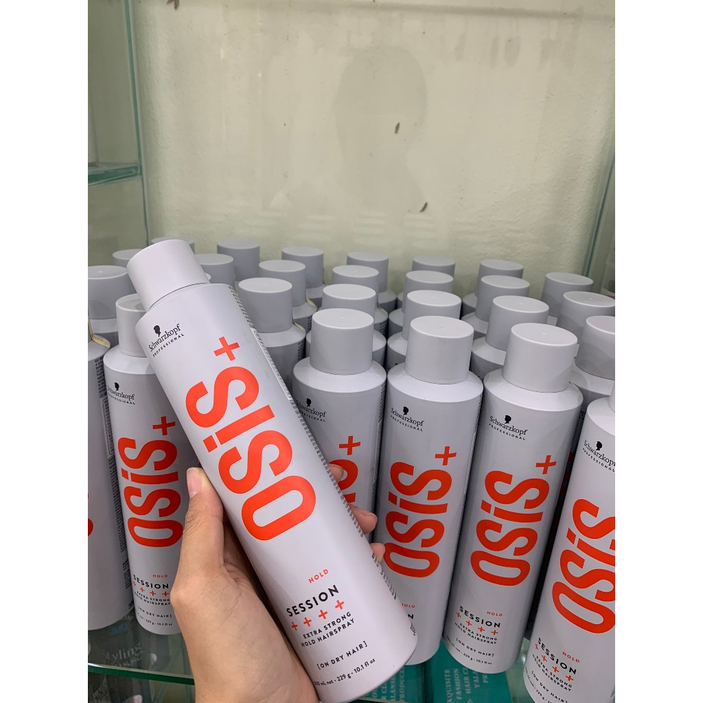 [HCM]Keo Giữ Nếp Tóc Cứng Khô Nhanh Osis+ Session 300Ml