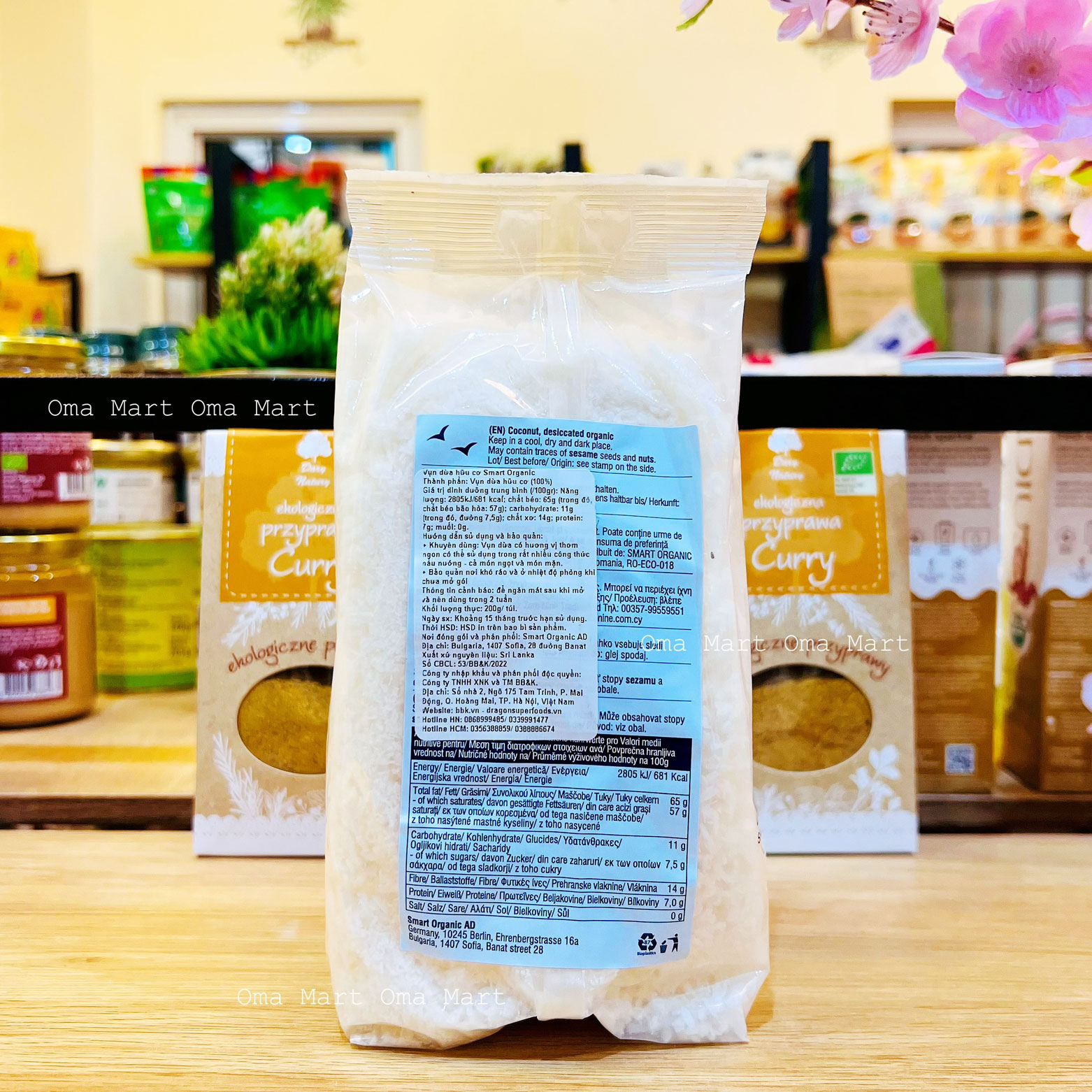 Vụn dừa hữu cơ Smart Organic 200g