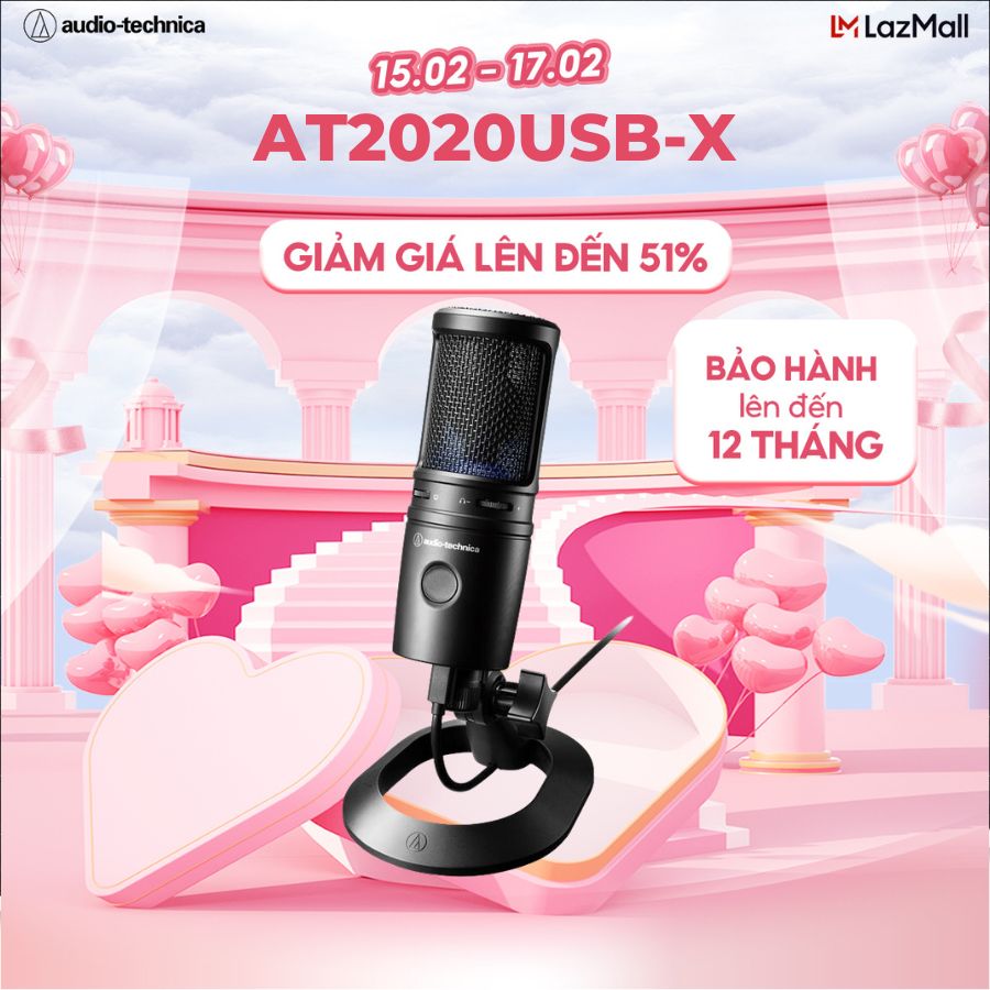 Microphone Audio-technica AT2020USB-X - Hàng Chính Hãng