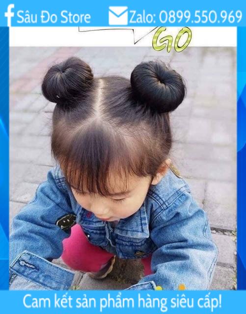 Búi Mini Siêu Đáng Yêu Cho Bé
