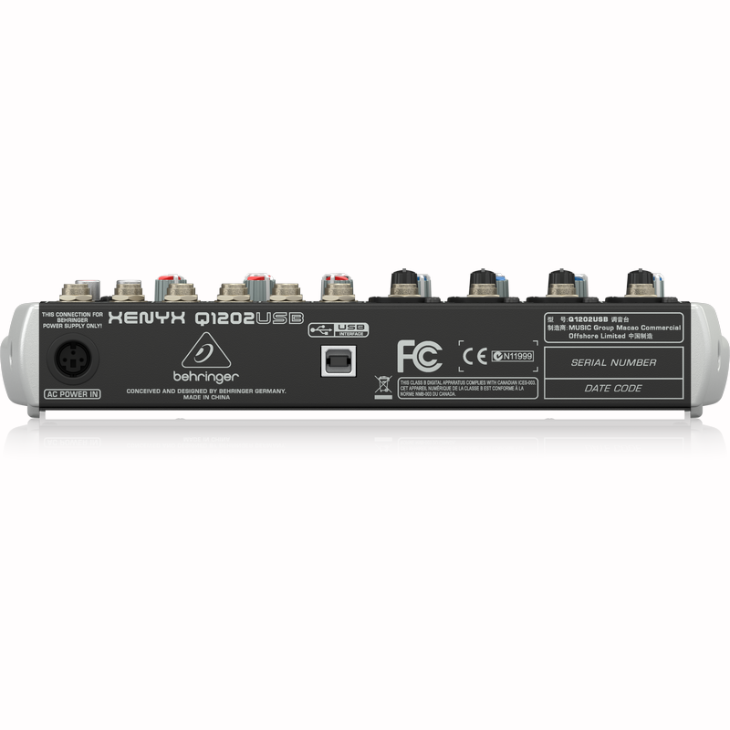 Mixer USB 12 cổng Behringer XENYX Q1202USB