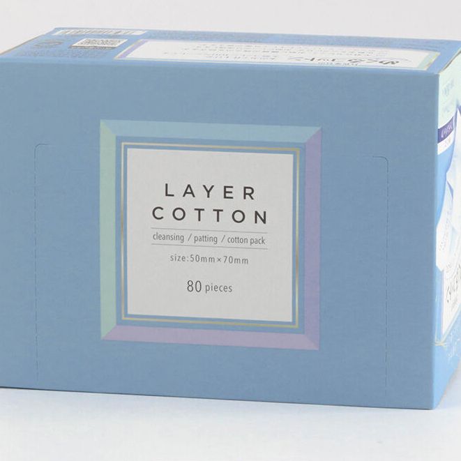 Bông Cotton 5 Lớp 80 Miếng Miếng Nhỏ, 5x7cm