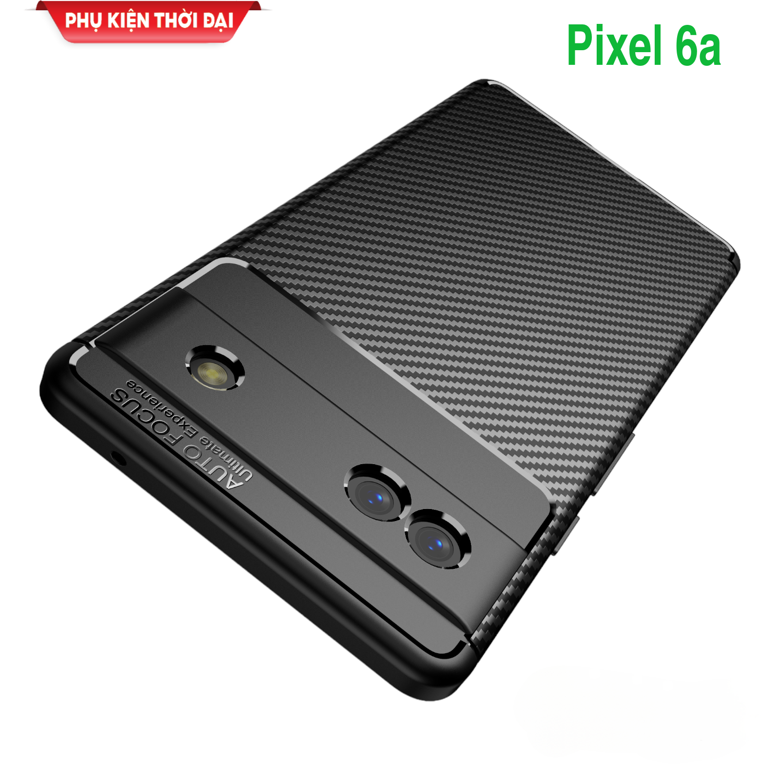 Ốp lưng Google Pixel 6a chống sốc vân rằn ri hiệu Auto Focus siêu bền
