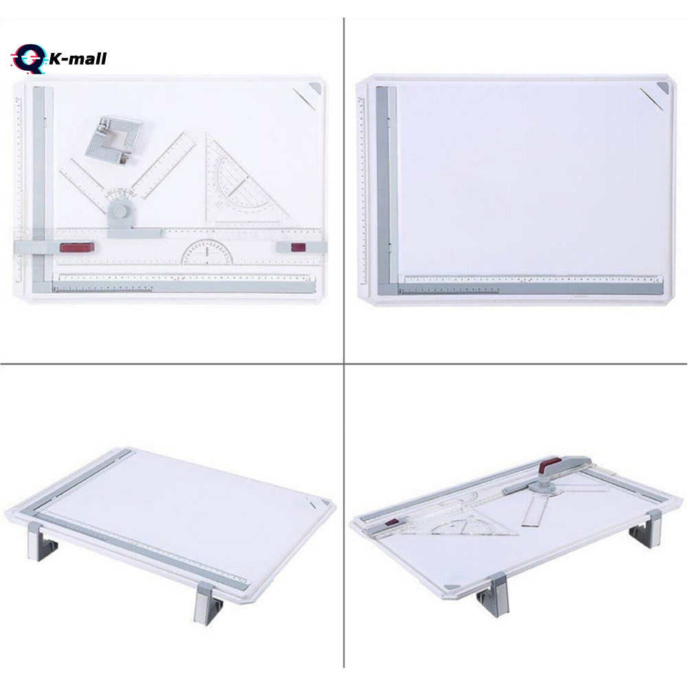 K-Mal Drawing Board A3 Drafting Tables with Parallel Motion Angle Measuring System