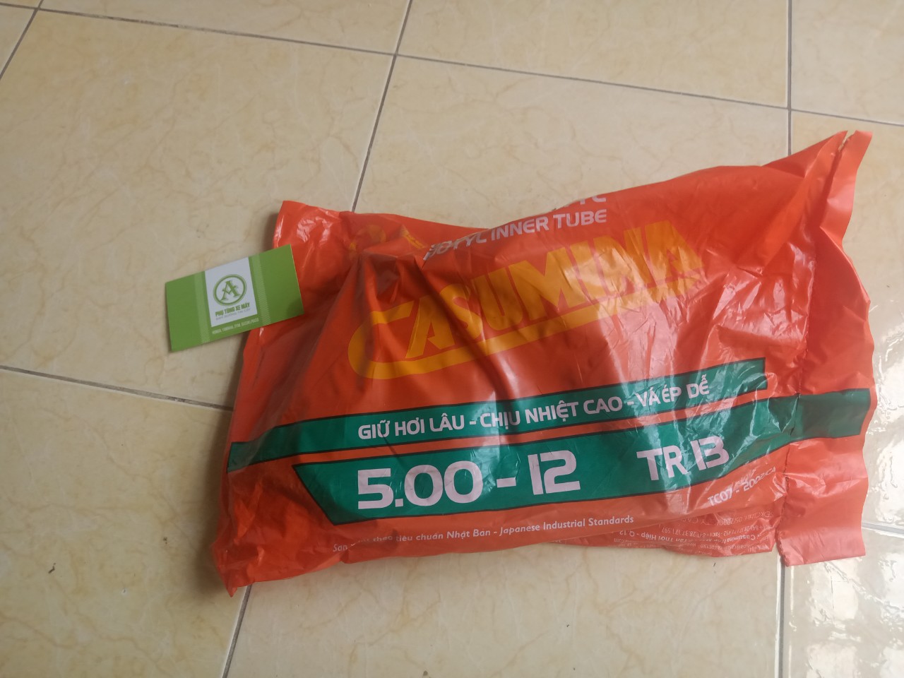 Săm (ruột) caosumina xe ba gác máy 500-12