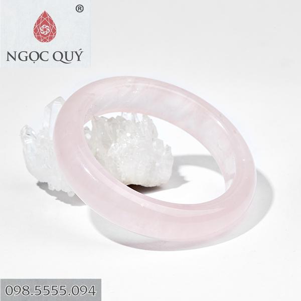 Vòng Tay Thạch Anh Hồng Nguyên Khối