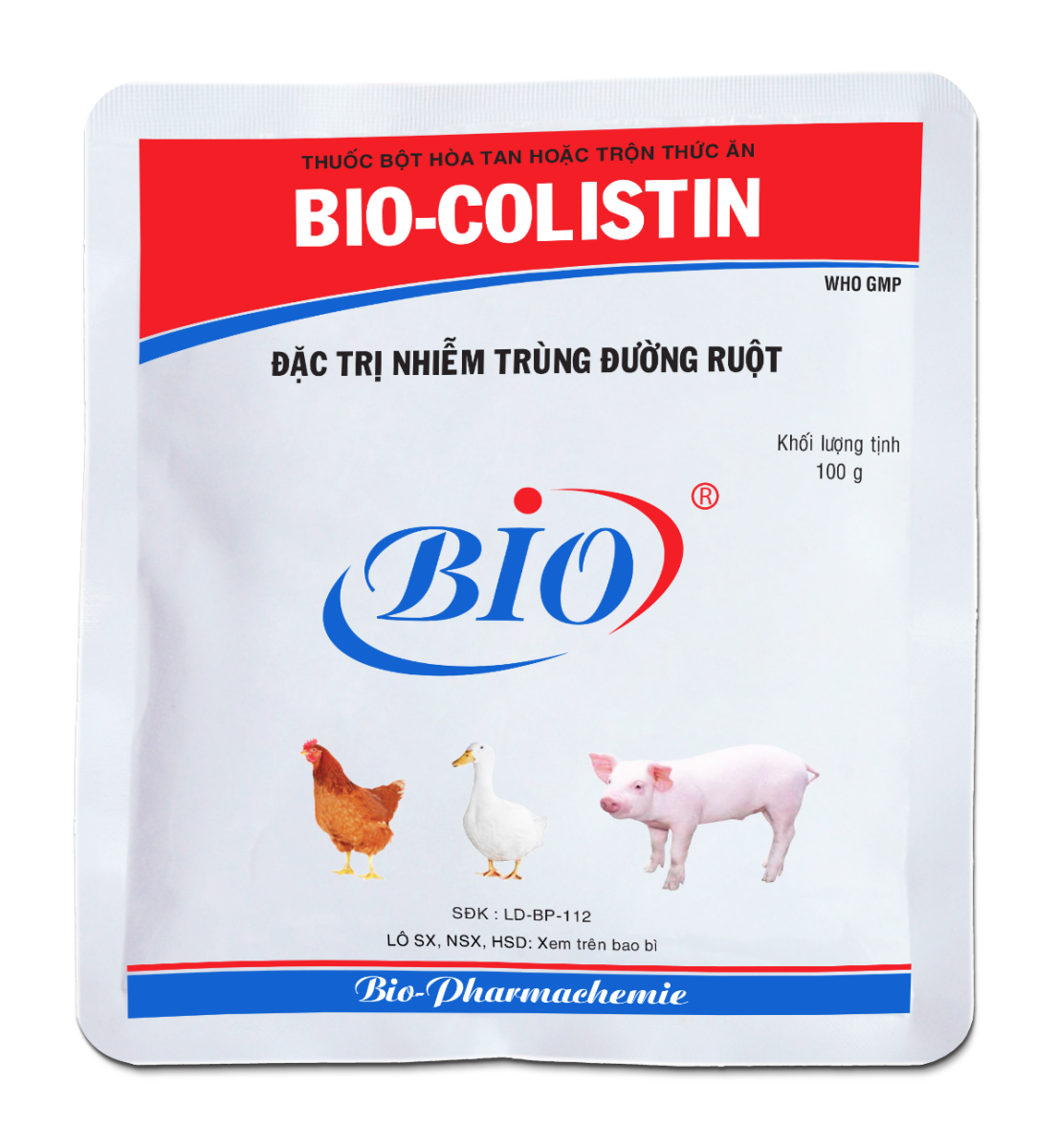 Bio - colistin gói 100g
