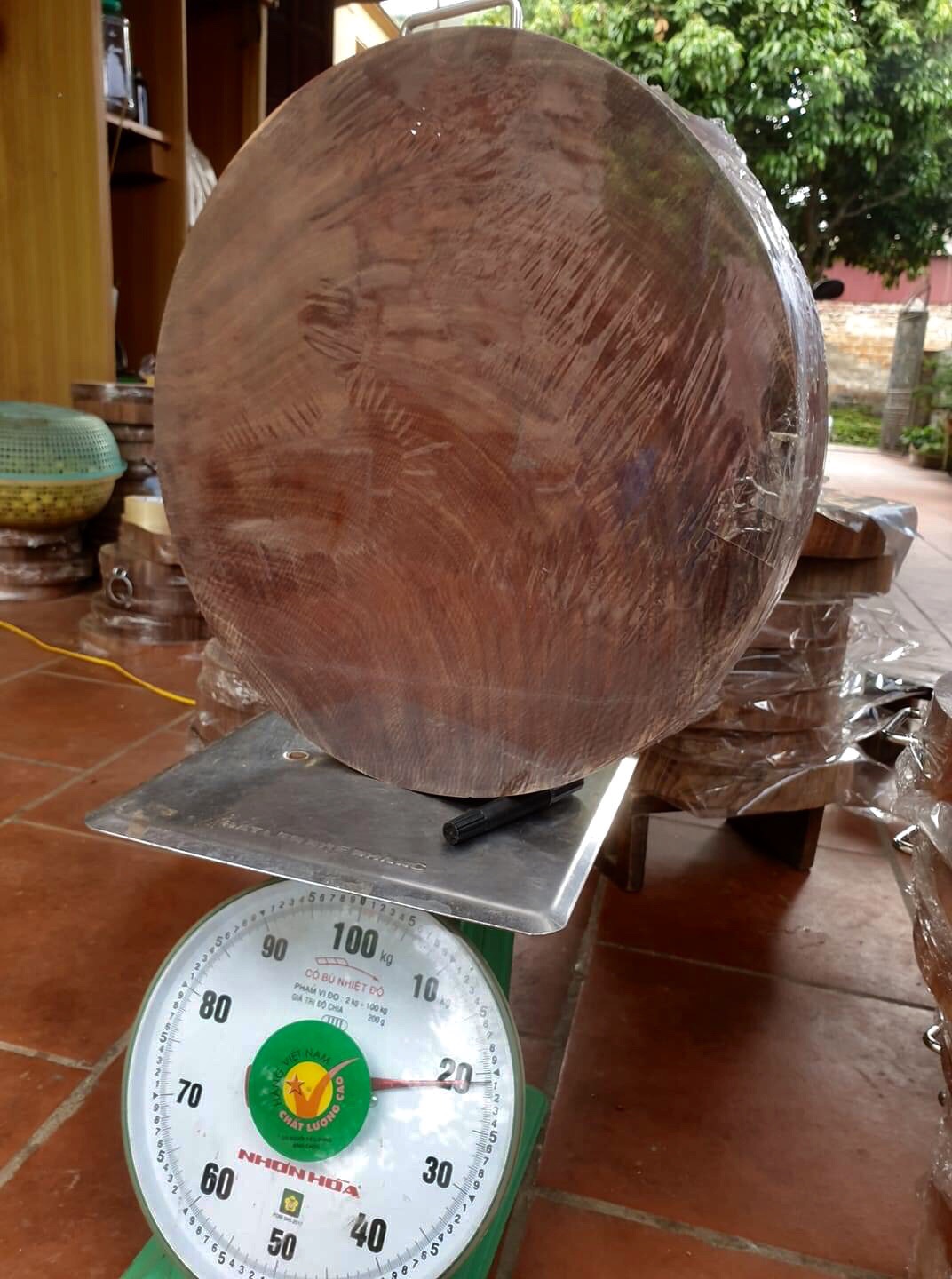 Thớt  nghiến D50 x 8cm