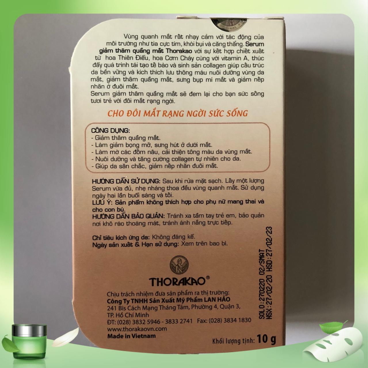 Serum Giảm Thâm Quầng Mắt 10g Thorakao