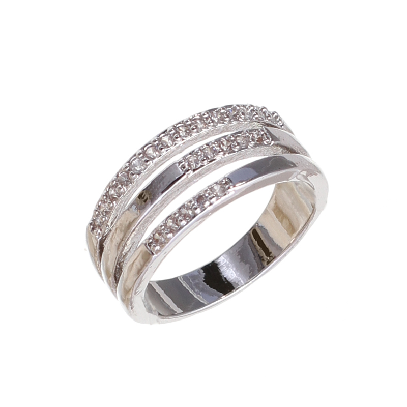Nhẫn mạ Bạc cao cấp Mondays love MK400